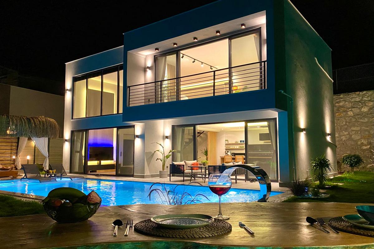 fethiye kalkan balayı villası özel havuzlu lüks villa