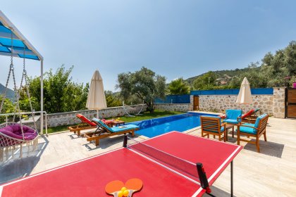 Villa Pelin Nature | Kalkan'da 4 Kişilik, Doğa Manzaralı ve Tatil Villası (1063)