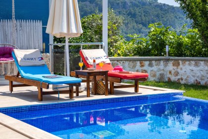 Villa Pelin Nature | Kalkan'da 4 Kişilik, Doğa Manzaralı ve Tatil Villası (1063)