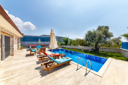 Villa Pelin Nature | Kalkan'da 4 Kişilik, Doğa Manzaralı ve Tatil Villası (1063)