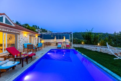 Villa Pelin Nature | Kalkan'da 4 Kişilik, Doğa Manzaralı ve Tatil Villası (1063)